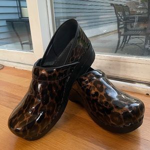 Dansko Cheetah Clogs - Barely Used - Size 40 (9US)